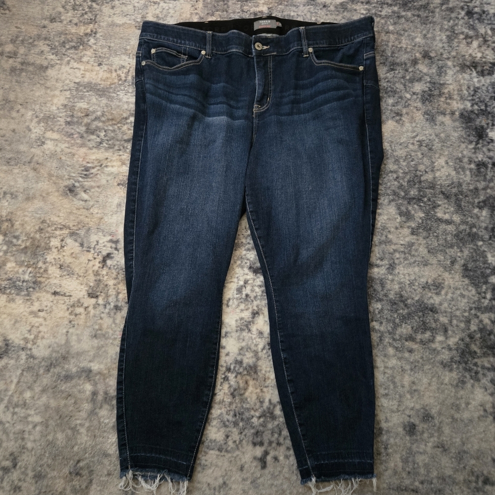 Torrid Darkwash Bombshell Skinny Jeans - 24R